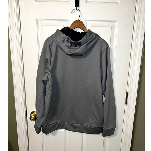 Men's UA logo Pullover gray logo Hoodie size S - Picture 7 of 7
